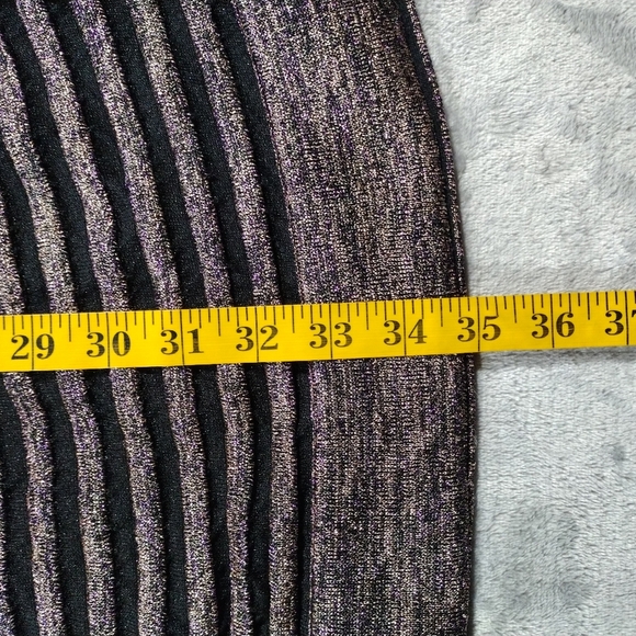 M Missoni Ribbed Mesh Lurex Mini Dress in Plum size 44 US 8 - Picture 9 of 9